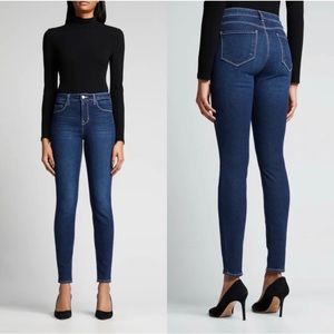 L'AGENCE jeans Marguerite High Rise Skinny in Laredo size 28 GUC